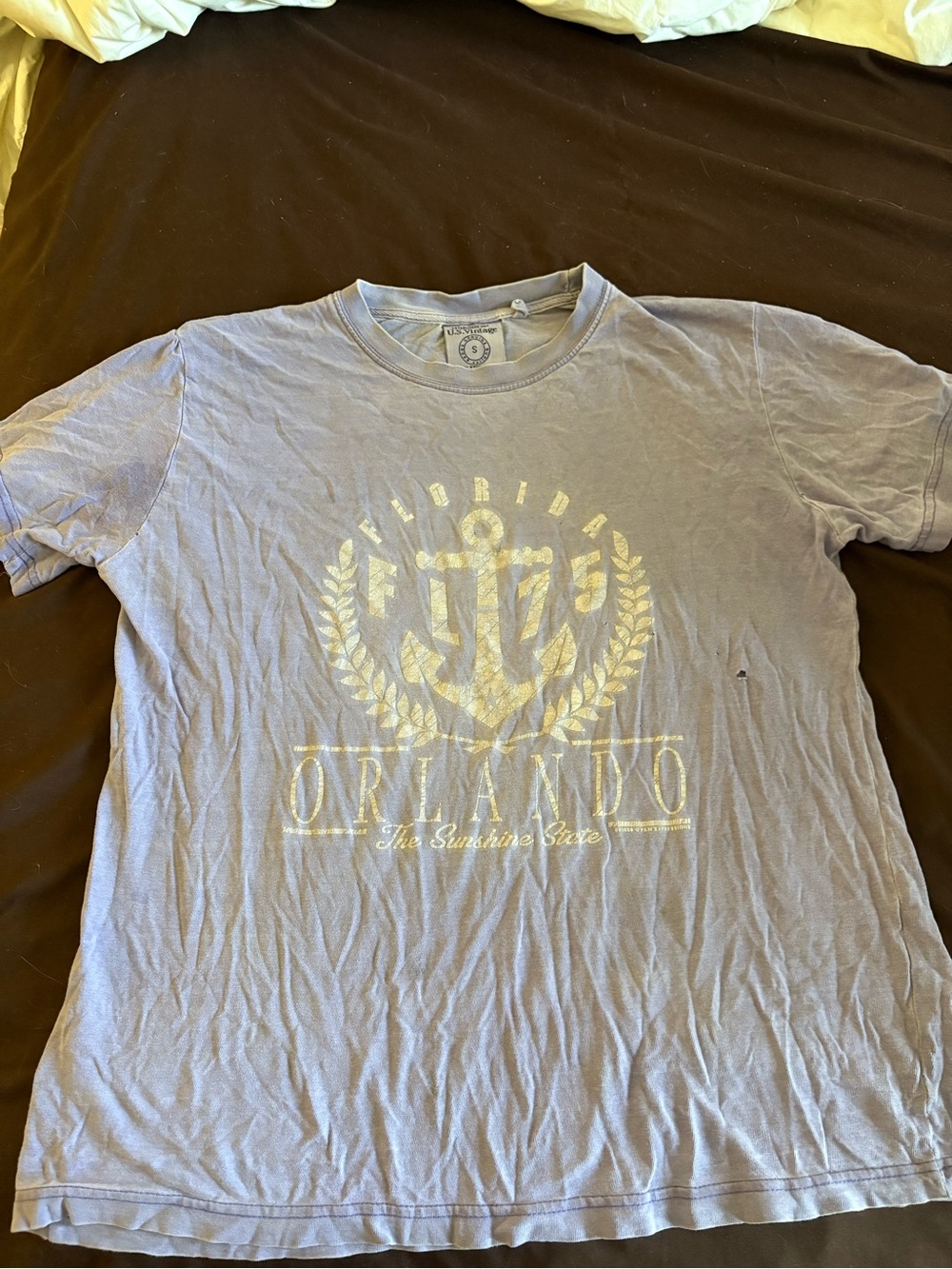 U.S Vintage light purple wash shirt.